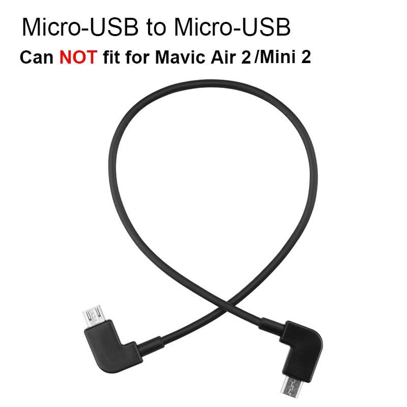 OTG Data Cable For DJI Spark Mavic AIR 2 Pro Mini 1/2/SE 2 Pro Zoom Hubson Zino Micro-USB Type-C Adapter Connector Phone Tablet 5 OTG Data Cable For DJI Spark Mavic AIR 2 Pro Mini 1/2/SE 2 Pro Zoom Hubson Zino Micro-USB Type-C Adapter Connector Phone Tablet - Image 5