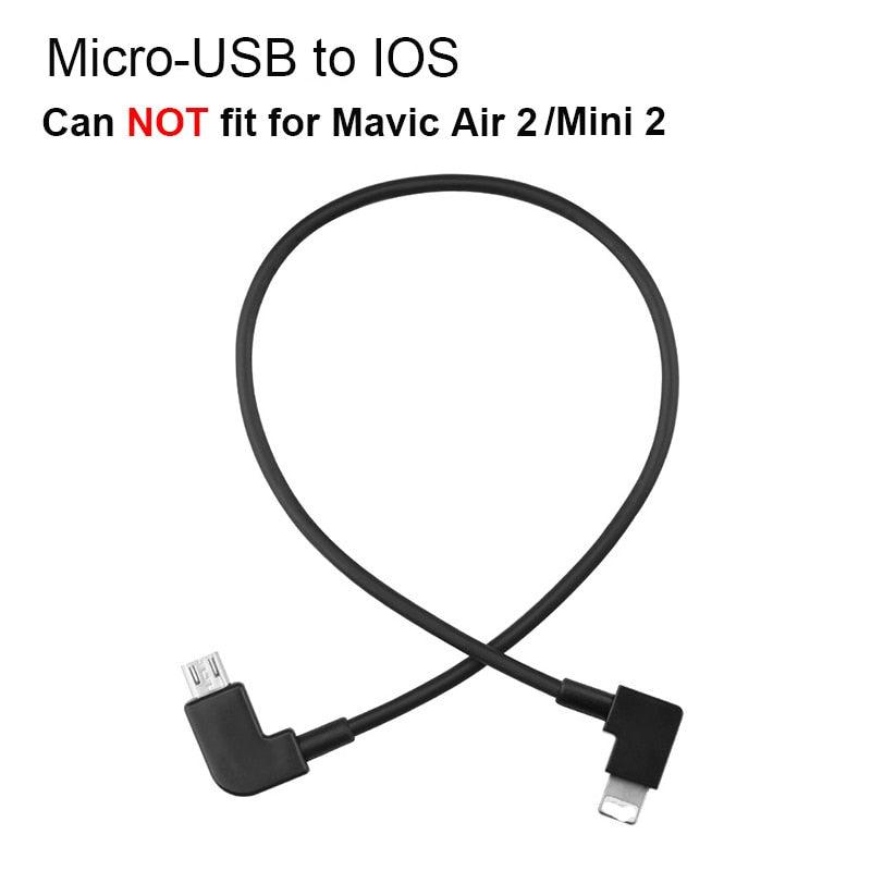OTG Data Cable For DJI Spark Mavic AIR 2 Pro Mini 1/2/SE 2 Pro Zoom Hubson Zino Micro-USB Type-C Adapter Connector Phone Tablet 6 OTG Data Cable For DJI Spark Mavic AIR 2 Pro Mini 1/2/SE 2 Pro Zoom Hubson Zino Micro-USB Type-C Adapter Connector Phone Tablet - Image 6