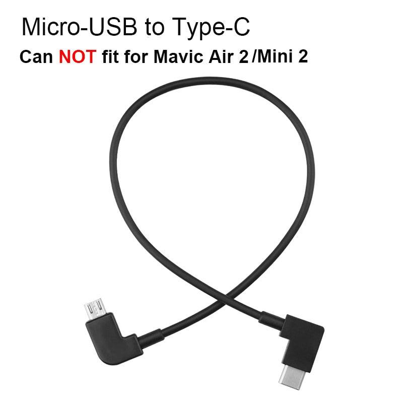 OTG Data Cable For DJI Spark Mavic AIR 2 Pro Mini 1/2/SE 2 Pro Zoom Hubson Zino Micro-USB Type-C Adapter Connector Phone Tablet 3 OTG Data Cable For DJI Spark Mavic AIR 2 Pro Mini 1/2/SE 2 Pro Zoom Hubson Zino Micro-USB Type-C Adapter Connector Phone Tablet - Image 3