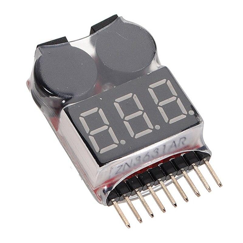 BX100 1S-8S Battery Voltage Meter Tester - Lipo Battery Monitor Buzzer Alarm Indicator For 3.7v 7.4v 11.1v RC Drone Helicopter Drone Battery 5 BX100 1S-8S Battery Voltage Meter Tester - Lipo Battery Monitor Buzzer Alarm Indicator For 3.7v 7.4v 11.1v RC Drone Helicopter Drone Battery - Image 5
