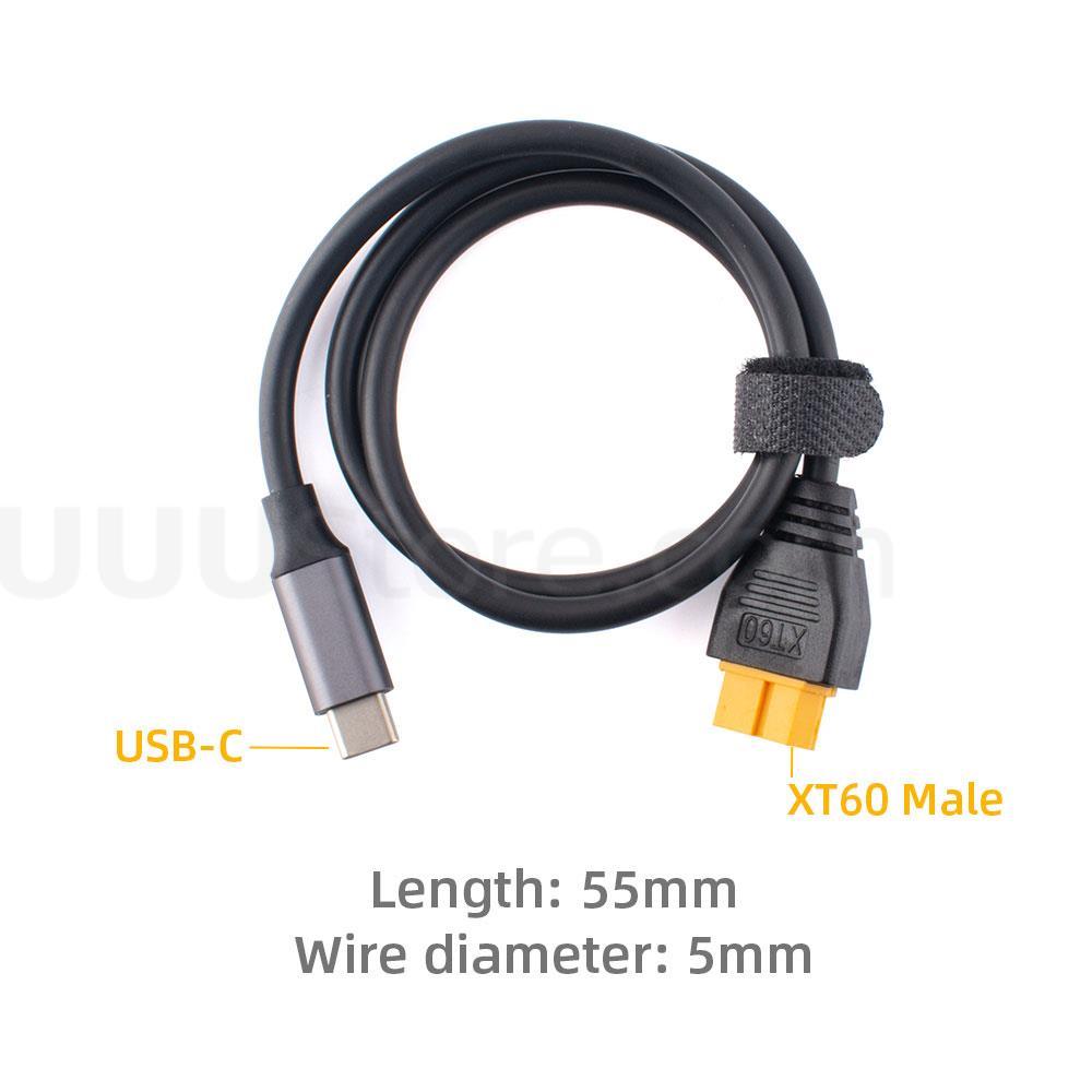 Toolkitrc SC100 Type-C to XT60 Charging Cable for toolkitrc M7 M6 M6D M8S Charger 2 Toolkitrc SC100 Type-C to XT60 Charging Cable for toolkitrc M7 M6 M6D M8S Charger — изображение 2