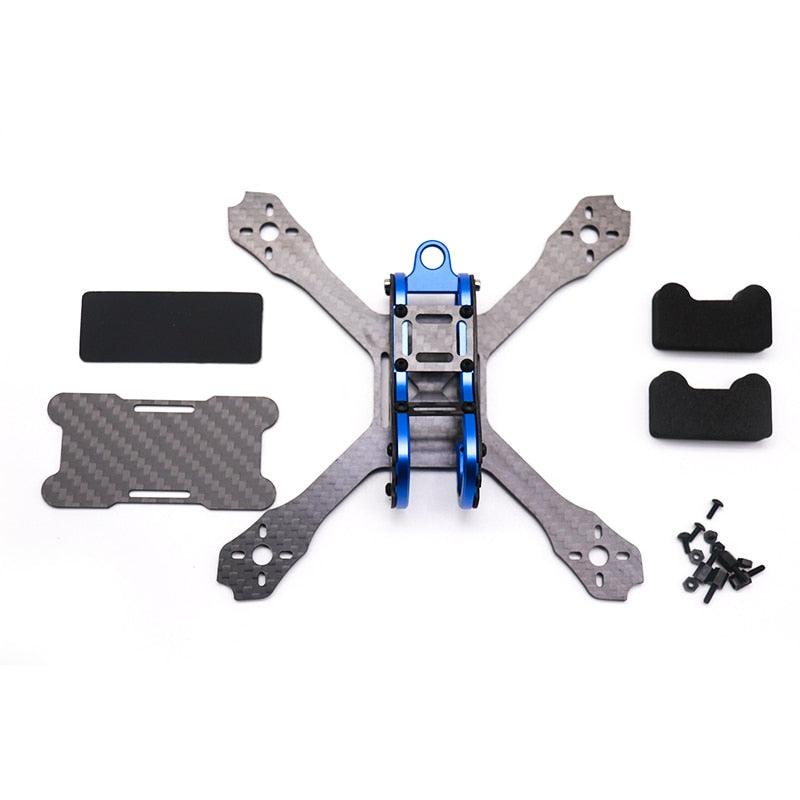3inch FPV Drone Frame Kit - TS140 140mm Wheelbase 2.5mm Arm Carbon Fiber FPV Racing Frame Kit for FPV Drone Frame Accessories 6 3inch FPV Drone Frame Kit - TS140 140mm Wheelbase 2.5mm Arm Carbon Fiber FPV Racing Frame Kit for FPV Drone Frame Accessories — изображение 6
