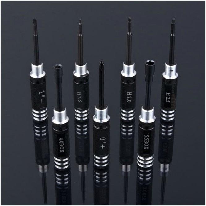 Hex 7pcs screw driver tool kit For RC helicopter Car BK Red blue black for Rc Toys Rc Drone 4 Hex 7pcs screw driver tool kit For RC helicopter Car BK Red blue black for Rc Toys Rc Drone - Image 4