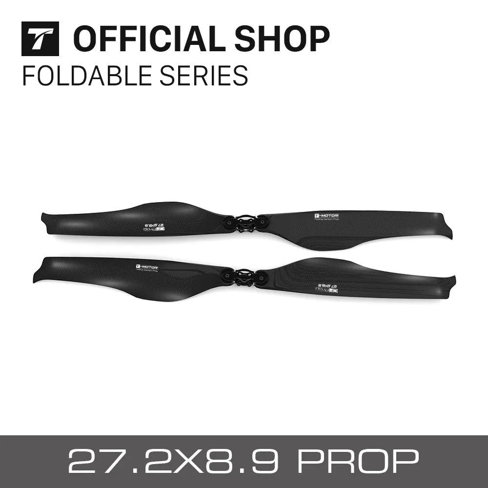 T-motor FA27.2x8.9 Folding Prop - 2PCS/PAIR Tiger Motor Carbon Fiber For Copters RC Drones 2 T-motor FA27.2x8.9 Folding Prop - 2PCS/PAIR Tiger Motor Carbon Fiber For Copters RC Drones - Image 2