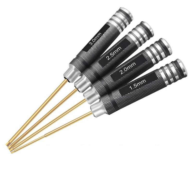 1.5mm 2.0mm 2.5mm 3.0mm Hex Screw Driver Screwdriver Set Hexagon Tool Kit For FPV Racing Drone Heli Airplanes Cars Boat RC Parts 1 1.5mm 2.0mm 2.5mm 3.0mm Hex Screw Driver Screwdriver Set Hexagon Tool Kit For FPV Racing Drone Heli Airplanes Cars Boat RC Parts