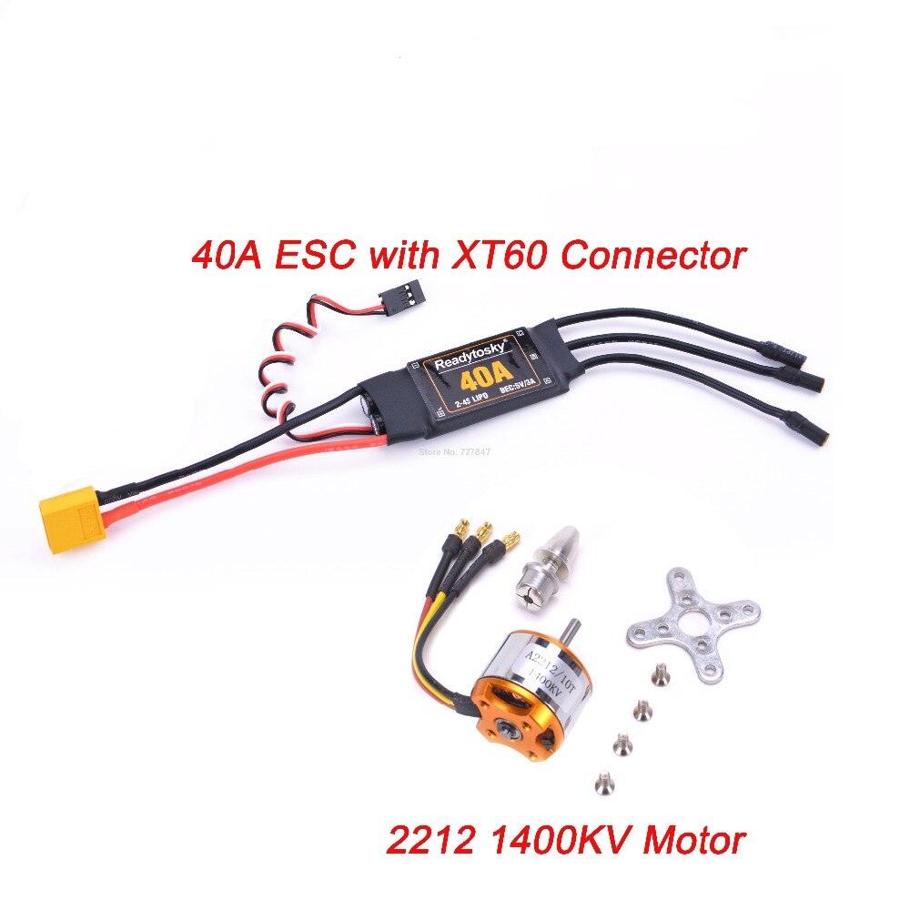 A2212 2212 1400KV / 2200KV Brushless Motor 40A ESC 6035 / 8060 Propeller SG90 9G Micro Servo for RC Fixed Wing Plane Helicopter 6 A2212 2212 1400KV / 2200KV Brushless Motor 40A ESC 6035 / 8060 Propeller SG90 9G Micro Servo for RC Fixed Wing Plane Helicopter — изображение 6