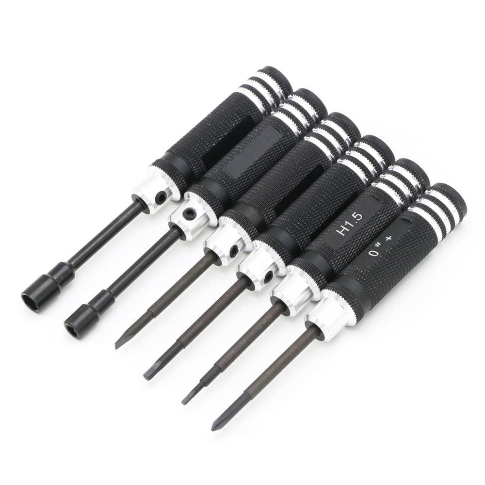 Hex 7pcs screw driver tool kit For RC helicopter Car BK Red blue black for Rc Toys Rc Drone 7 Hex 7pcs screw driver tool kit For RC helicopter Car BK Red blue black for Rc Toys Rc Drone - Image 7