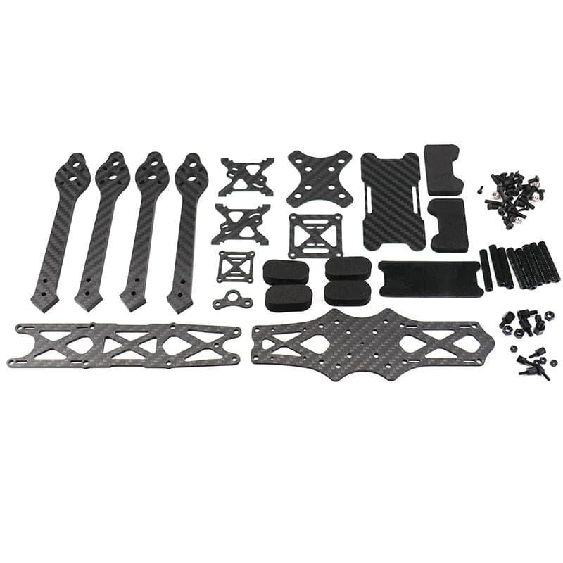 5 Inch FPV Drone Frame Kit - Martian V Wheelbase 215mm 5mm Arm Carbon Fiber for FPV Racing Drone Accessories 3 5 Inch FPV Drone Frame Kit - Martian V Wheelbase 215mm 5mm Arm Carbon Fiber for FPV Racing Drone Accessories - Image 3