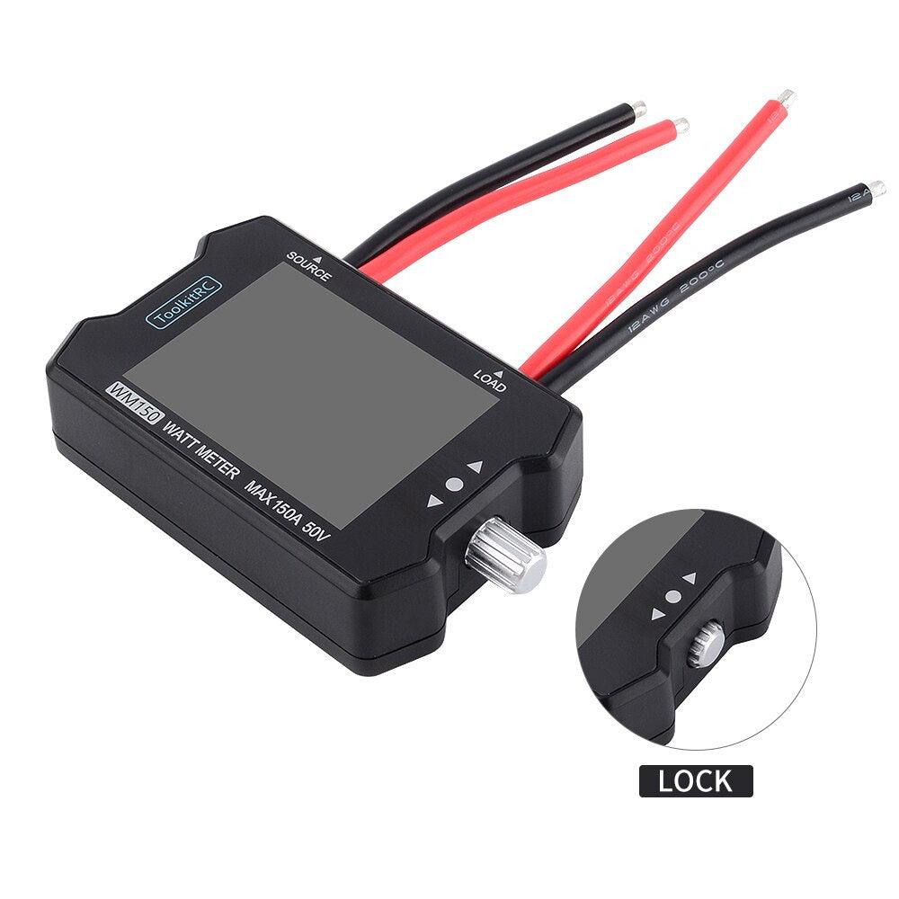 ToolkitRC WM150 WattMeter - 150A 50V Power Analyzer LCD Display Power Voltage Current Tester PWM Output for RC FPV Drone Charger 6 ToolkitRC WM150 WattMeter - 150A 50V Power Analyzer LCD Display Power Voltage Current Tester PWM Output for RC FPV Drone Charger - Image 6