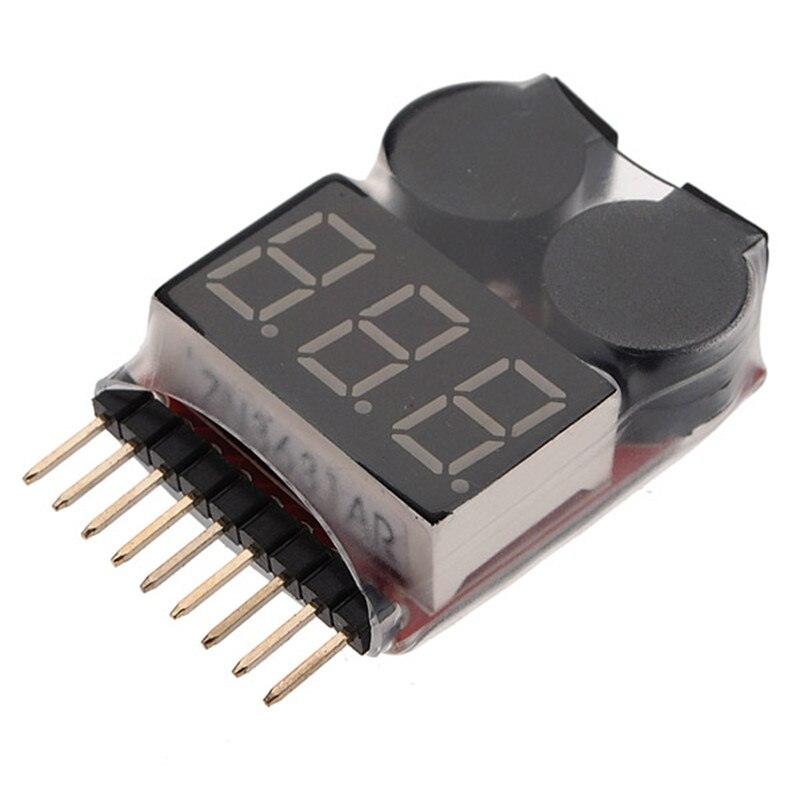 BX100 1S-8S Battery Voltage Meter Tester - Lipo Battery Monitor Buzzer Alarm Indicator For 3.7v 7.4v 11.1v RC Drone Helicopter Drone Battery 3 BX100 1S-8S Battery Voltage Meter Tester - Lipo Battery Monitor Buzzer Alarm Indicator For 3.7v 7.4v 11.1v RC Drone Helicopter Drone Battery - Image 3