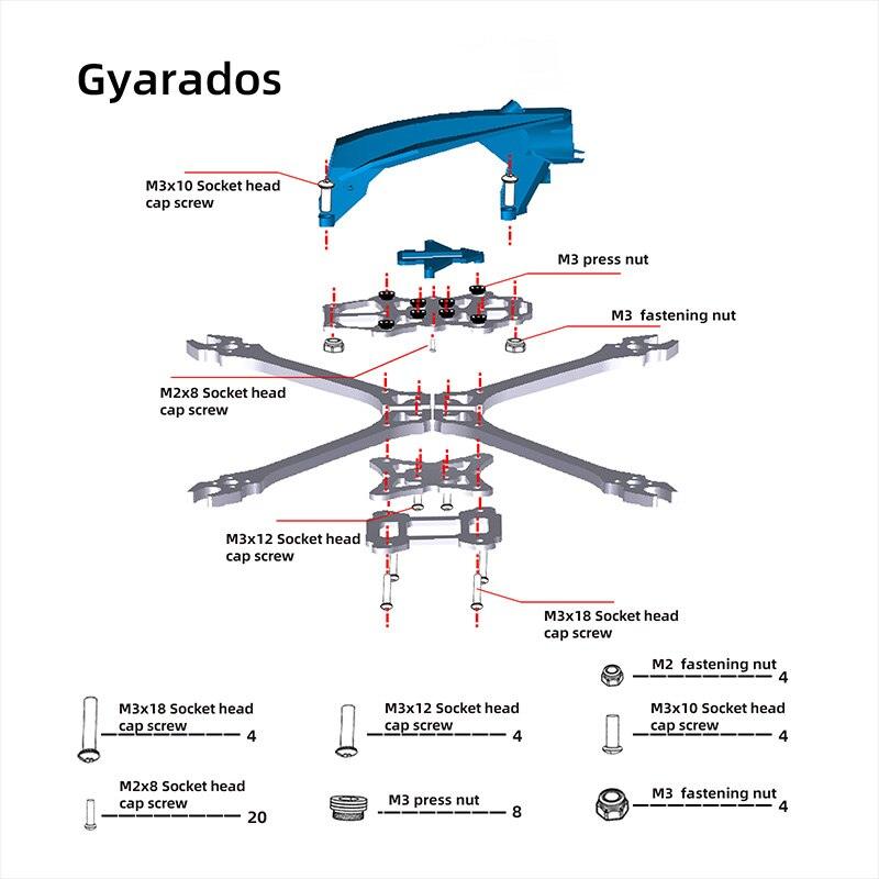 5inch FPV Frame Kit - Gyarados 230mm fpv frame 5inch toothpick T700 carbon fiber fpv racing drone frame kit for novice RC Racing Drone 4 5inch FPV Frame Kit - Gyarados 230mm fpv frame 5inch toothpick T700 carbon fiber fpv racing drone frame kit for novice RC Racing Drone - Image 4