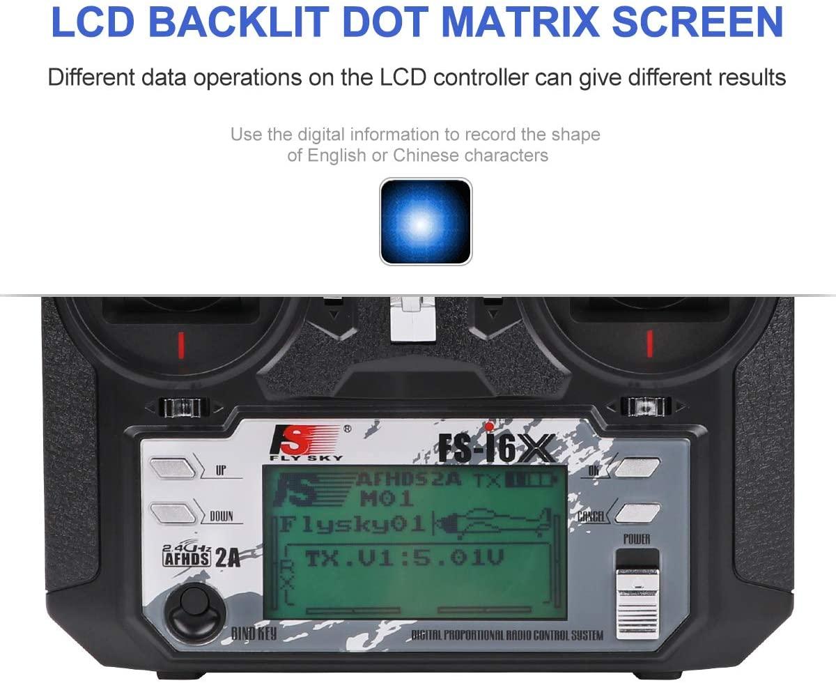 Flysky FS-i6X 10CH Radio Transmitter + Flysky ia10B Receiver 2.4GHz, AFHDS 2A for FPV Racing RC Drone Quadcopter 4 Flysky FS-i6X 10CH Radio Transmitter + Flysky ia10B Receiver 2.4GHz, AFHDS 2A for FPV Racing RC Drone Quadcopter - Image 4