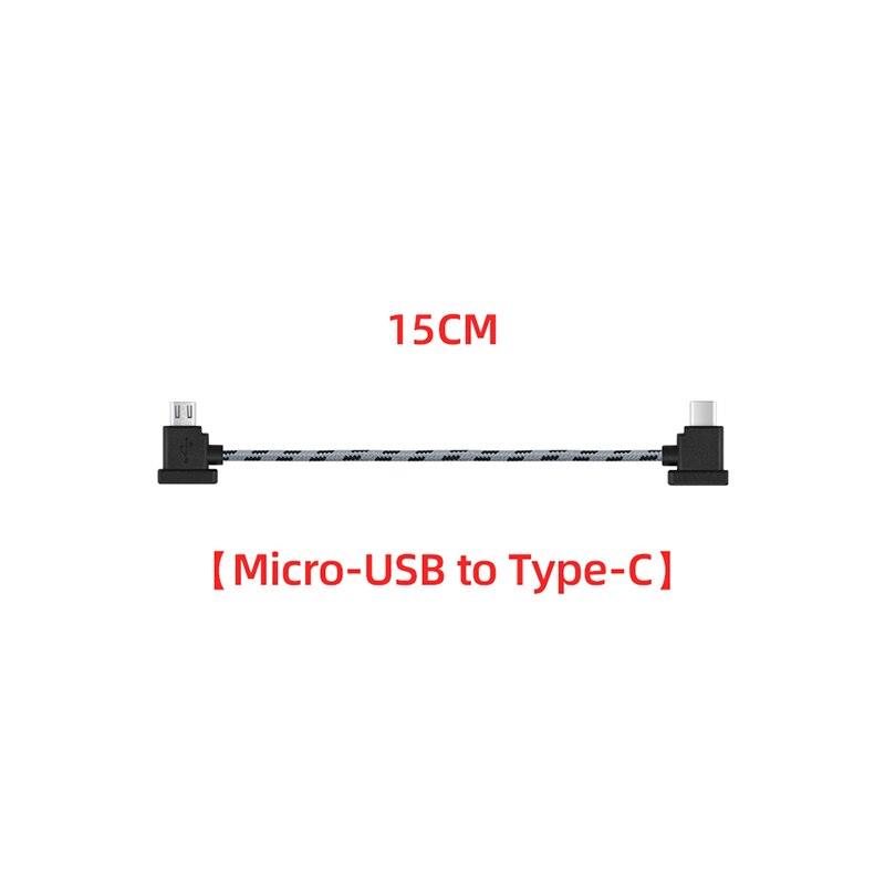 Remote Control Data Cable for DJI Mavic Mini/SE/Mavic 2/Mavic Pro/Air/Spark/Type-C Micro USB IOS connector line for Iphone/iPad 4 Remote Control Data Cable for DJI Mavic Mini/SE/Mavic 2/Mavic Pro/Air/Spark/Type-C Micro USB IOS connector line for Iphone/iPad — изображение 4