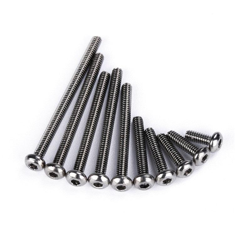 20PCS 10.9 Nickel Plated Semicircular Head Inner Hexagon M2 Screws for RC Drone FPV Racing Freestyle Frame Kits Model Tools 1 20PCS 10.9 Nickel Plated Semicircular Head Inner Hexagon M2 Screws for RC Drone FPV Racing Freestyle Frame Kits Model Tools