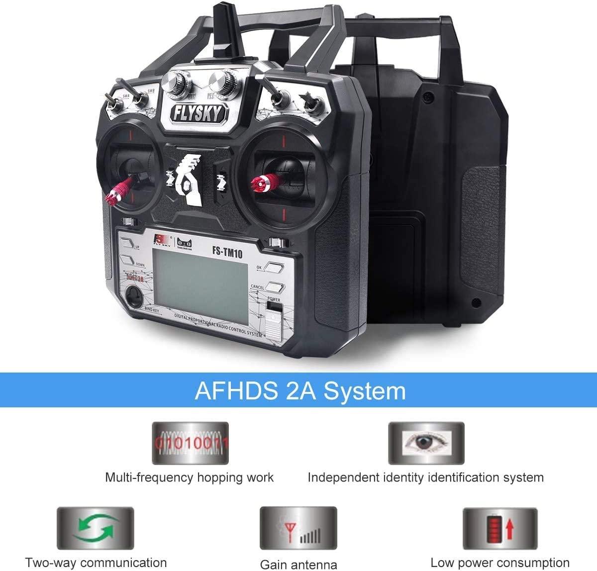 Flysky TM10 FS-TM10 2.4G 10CH RC Transmitter Controller with iA10B Receiver FS i6X Upgrade for RC Helicopter RC Drone FPV 7 Flysky TM10 FS-TM10 2.4G 10CH RC Transmitter Controller with iA10B Receiver FS i6X Upgrade for RC Helicopter RC Drone FPV - Image 7