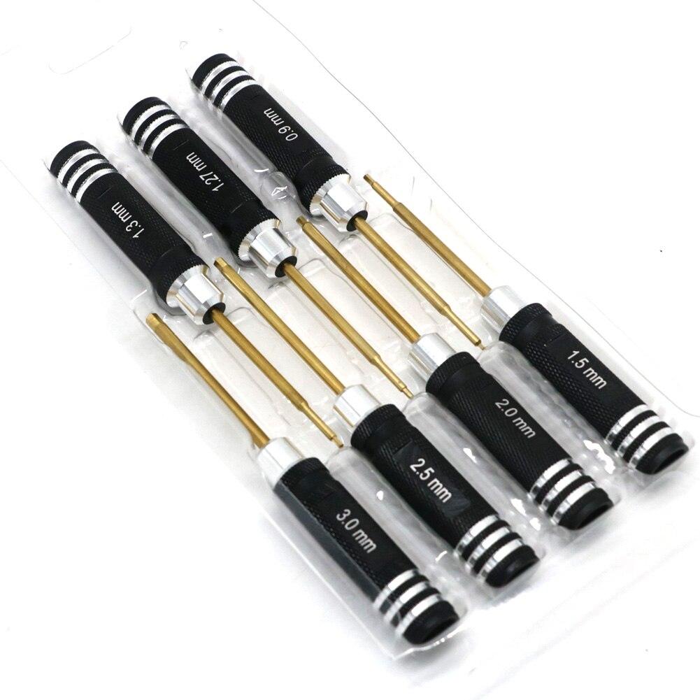 7pcs Titanium Plating Mini Precision Hex Screwdriver Tool Set Allen Driver for RC Helicopter Drone Aircraft Model Repair Tools 4 7pcs Titanium Plating Mini Precision Hex Screwdriver Tool Set Allen Driver for RC Helicopter Drone Aircraft Model Repair Tools - Bild 4