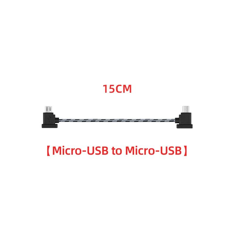 Remote Control Data Cable for DJI Mavic Mini/SE/Mavic 2/Mavic Pro/Air/Spark/Type-C Micro USB IOS connector line for Iphone/iPad 5 Remote Control Data Cable for DJI Mavic Mini/SE/Mavic 2/Mavic Pro/Air/Spark/Type-C Micro USB IOS connector line for Iphone/iPad — изображение 5
