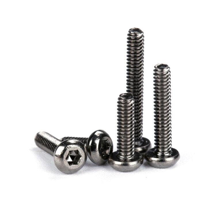 20PCS 10.9 Nickel Plated Semicircular Head Inner Hexagon M2 Screws for RC Drone FPV Racing Freestyle Frame Kits Model Tools 4 20PCS 10.9 Nickel Plated Semicircular Head Inner Hexagon M2 Screws for RC Drone FPV Racing Freestyle Frame Kits Model Tools - Bild 4