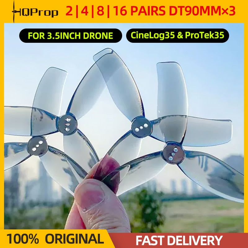 2/4/8/16 Pairs HQ HQProp DT90 Duct-T90MMX3 Propeller - 90mm 3-Blade 1.5mm PC Prop For RC FPV Drone Cinelog35 CL35 ProTek35 3.5inch 2 2/4/8/16 Pairs HQ HQProp DT90 Duct-T90MMX3 Propeller - 90mm 3-Blade 1.5mm PC Prop For RC FPV Drone Cinelog35 CL35 ProTek35 3.5inch - Image 2