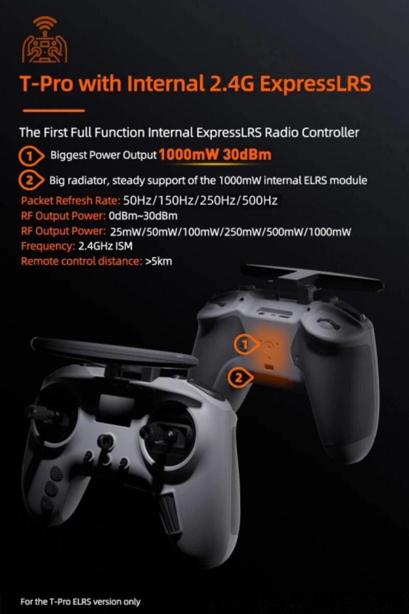 Jumper T Pro Internal 2.4G 1000mW ExpressLRS ELRS Module Radio Controller Hall Sensor Gimbals EdgeTX/OpenTX JP4IN1 Radio 19 Jumper T Pro Internal 2.4G 1000mW ExpressLRS ELRS Module Radio Controller Hall Sensor Gimbals EdgeTX/OpenTX JP4IN1 Radio - Image 19