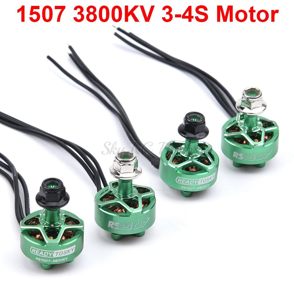 RS1507 1507 3800KV 3-4S Brushless Motor CW / CCW for Micro Mini FPV RC Racing Drone 3 Inch Cineboy 146mm / Cloud-149 149mm Frame 1 RS1507 1507 3800KV 3-4S Brushless Motor CW / CCW for Micro Mini FPV RC Racing Drone 3 Inch Cineboy 146mm / Cloud-149 149mm Frame