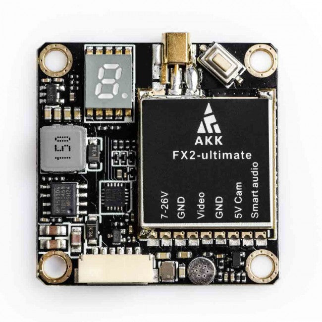 AKK FX2-ultimate VTX(US Version) - 5.8G 25mW/200mW/600mW/1000mW Switchable 2-6S FPV Transmitter Support OSD, Betaflight, Smart Audio, MMCX 1 AKK FX2-ultimate VTX(US Version) - 5.8G 25mW/200mW/600mW/1000mW Switchable 2-6S FPV Transmitter Support OSD, Betaflight, Smart Audio, MMCX