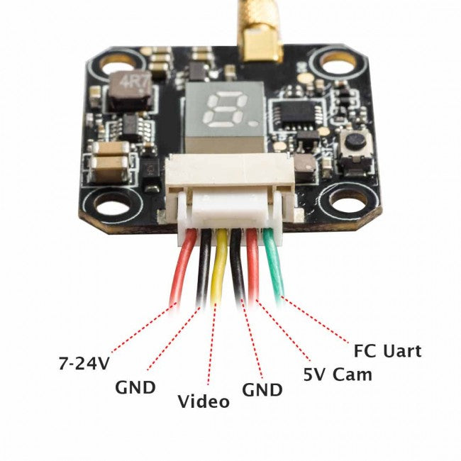 AKK FX3 FPV VTX - 5.8Ghz 37CH 25mW/200mW/400mW/600mW Switchable FPV Video Transimtter with MMCX Integrated OSD FC 7 AKK FX3 FPV VTX - 5.8Ghz 37CH 25mW/200mW/400mW/600mW Switchable FPV Video Transimtter with MMCX Integrated OSD FC - Image 7