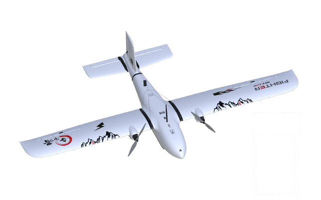 Makeflyeasy Fighter Hand Version - 2430mm Wingspan 1.5KG Payload 250KM Range Fixed Wing Aircraft EPO Portable Aerial Survey RC Airplane KIT