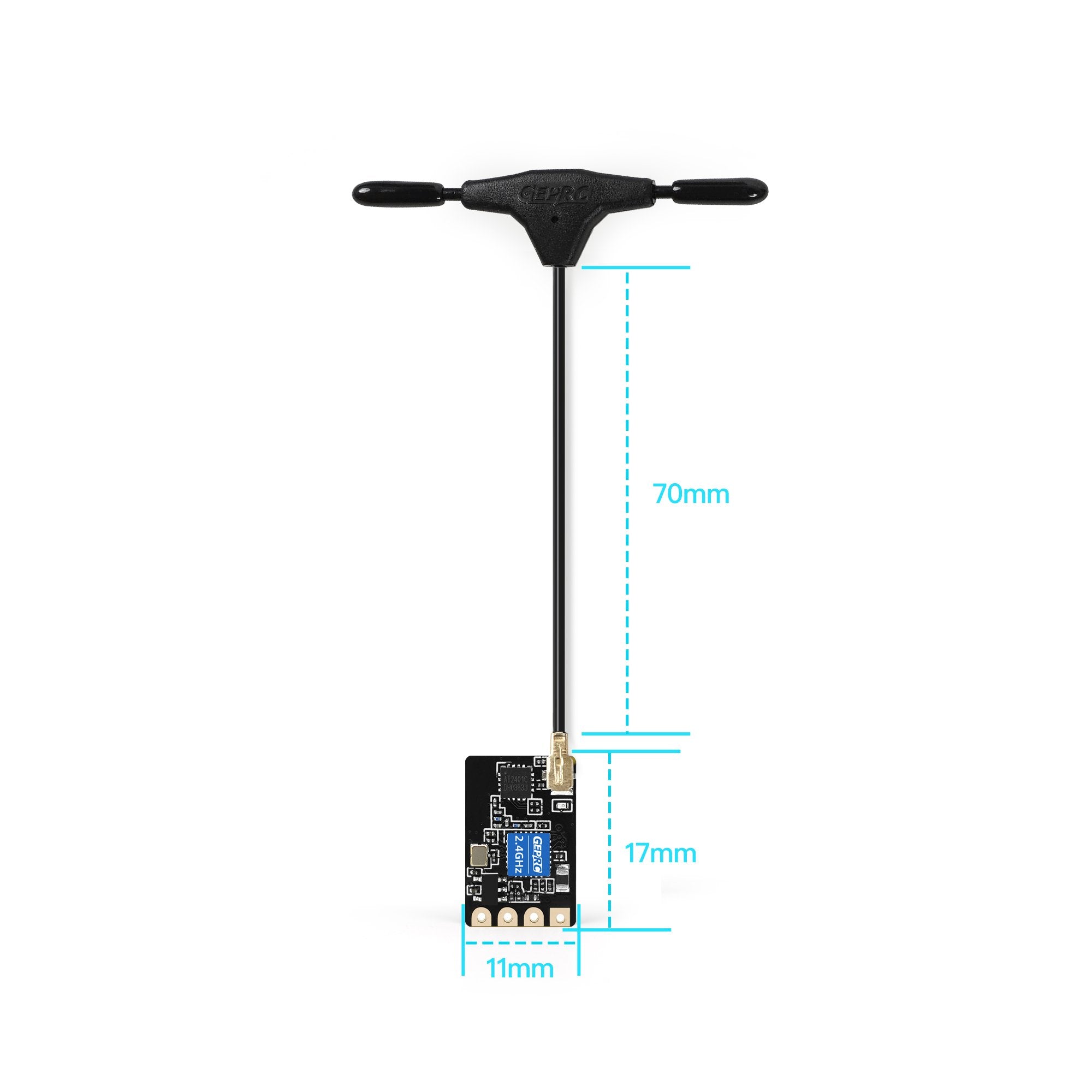 GEPRC ELRS Nano 2.4G PA100 Receiver 5 GEPRC ELRS Nano 2.4G PA100 Receiver - Image 5