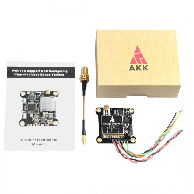 AKK Infinite DVR VTX - 5.8GHz 1000mW FPV Video Transmitter Super High Output Support OSD Configuring Upgraded Long Range Version 6 AKK Infinite DVR VTX - 5.8GHz 1000mW FPV Video Transmitter Super High Output Support OSD Configuring Upgraded Long Range Version - Image 6