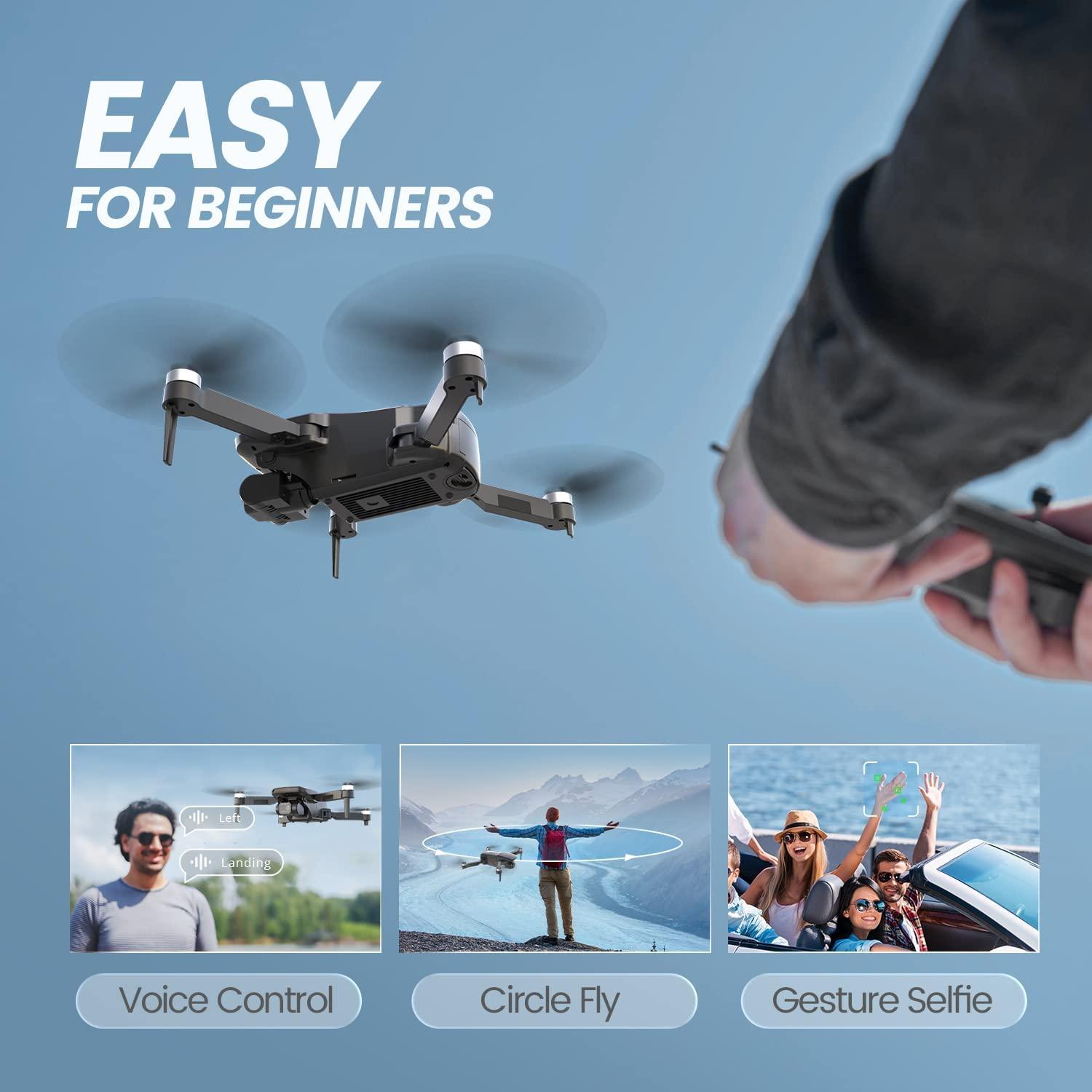 Holy Stone HS360 GPS Drone - for Adults with Rock Steady Camera 4K HD Photo 2-axis Gimbal, FPV Quadcopter for Beginners,Brushless Motor,46Mins Flight Time,Long Range,5GHz Wifi,Follow Me,Auto Return Home Professional Camera Drone 3 Holy Stone HS360 GPS Drone - for Adults with Rock Steady Camera 4K HD Photo 2-axis Gimbal, FPV Quadcopter for Beginners,Brushless Motor,46Mins Flight Time,Long Range,5GHz Wifi,Follow Me,Auto Return Home Professional Camera Drone - Image 3
