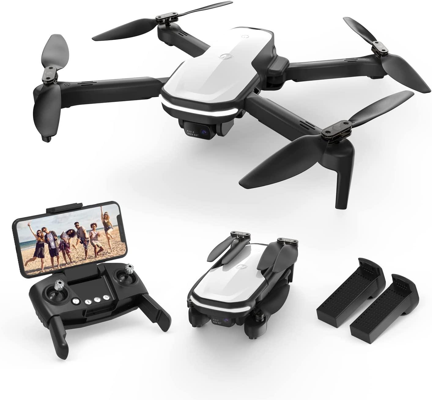 Holy Stone HS280 Drone - with Adjustable 1080P HD WiFi Camera for Kids Adults Beginner; Lightweight RC Quadcopter, 2 Modular Batteries, Auto Hover, Gravity Sensor, Voice/Gesture Control 1 Holy Stone HS280 Drone - with Adjustable 1080P HD WiFi Camera for Kids Adults Beginner; Lightweight RC Quadcopter, 2 Modular Batteries, Auto Hover, Gravity Sensor, Voice/Gesture Control