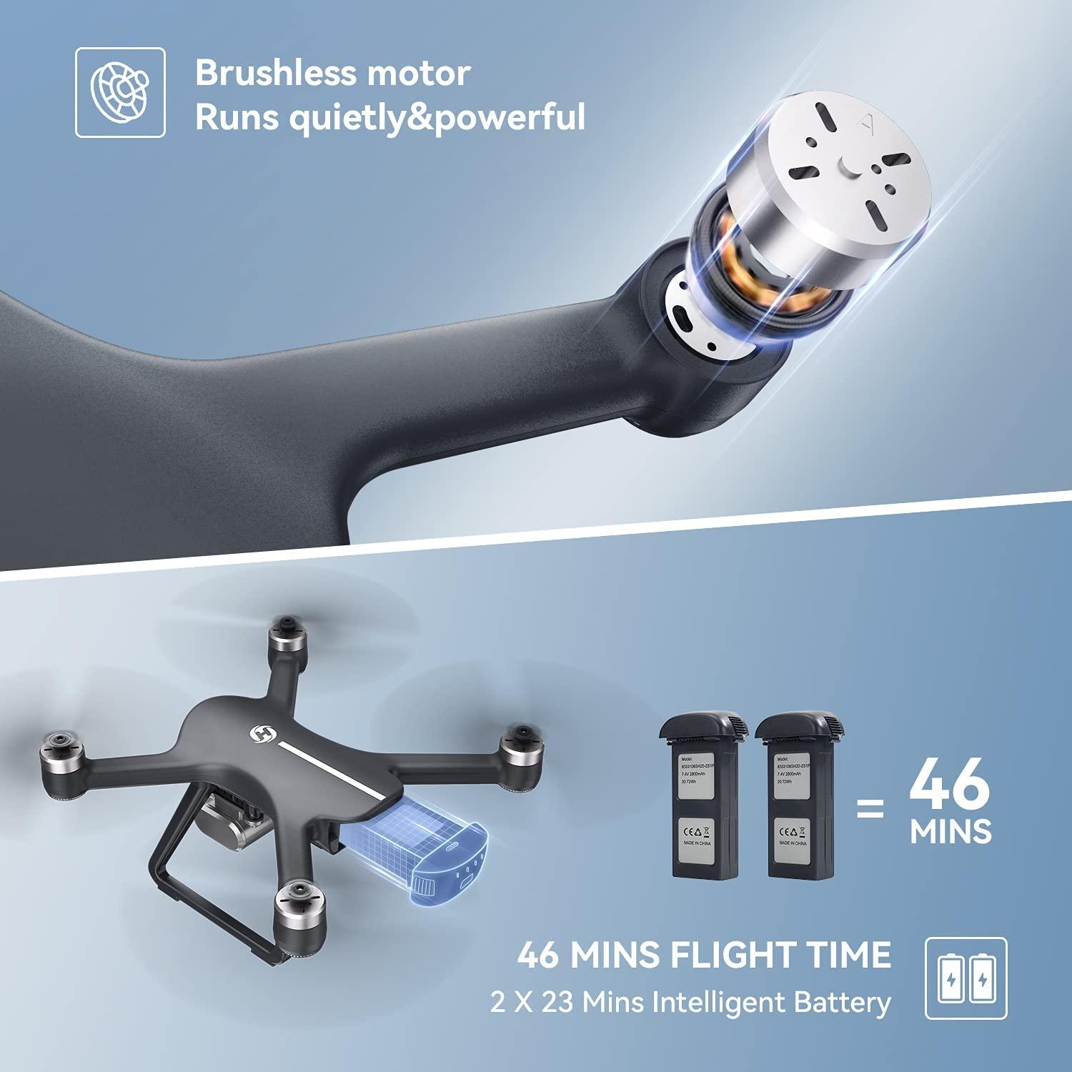 Holy Stone HS700E Drone with 4K HD UHD EIS Anti Shake 130°FOV Camera for Adults, GPS Quadcopter with 5GHz FPV Transmission, Brushless Motor, Easy Auto Return Home, Follow Me and Outdoor Carrying Case Professional Camera Drone 2 Holy Stone HS700E Drone with 4K HD UHD EIS Anti Shake 130°FOV Camera for Adults, GPS Quadcopter with 5GHz FPV Transmission, Brushless Motor, Easy Auto Return Home, Follow Me and Outdoor Carrying Case Professional Camera Drone - Image 2