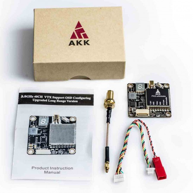 AKK FX2-ultimate VTX(US Version) - 5.8G 25mW/200mW/600mW/1000mW Switchable 2-6S FPV Transmitter Support OSD, Betaflight, Smart Audio, MMCX 2 AKK FX2-ultimate VTX(US Version) - 5.8G 25mW/200mW/600mW/1000mW Switchable 2-6S FPV Transmitter Support OSD, Betaflight, Smart Audio, MMCX - Image 2