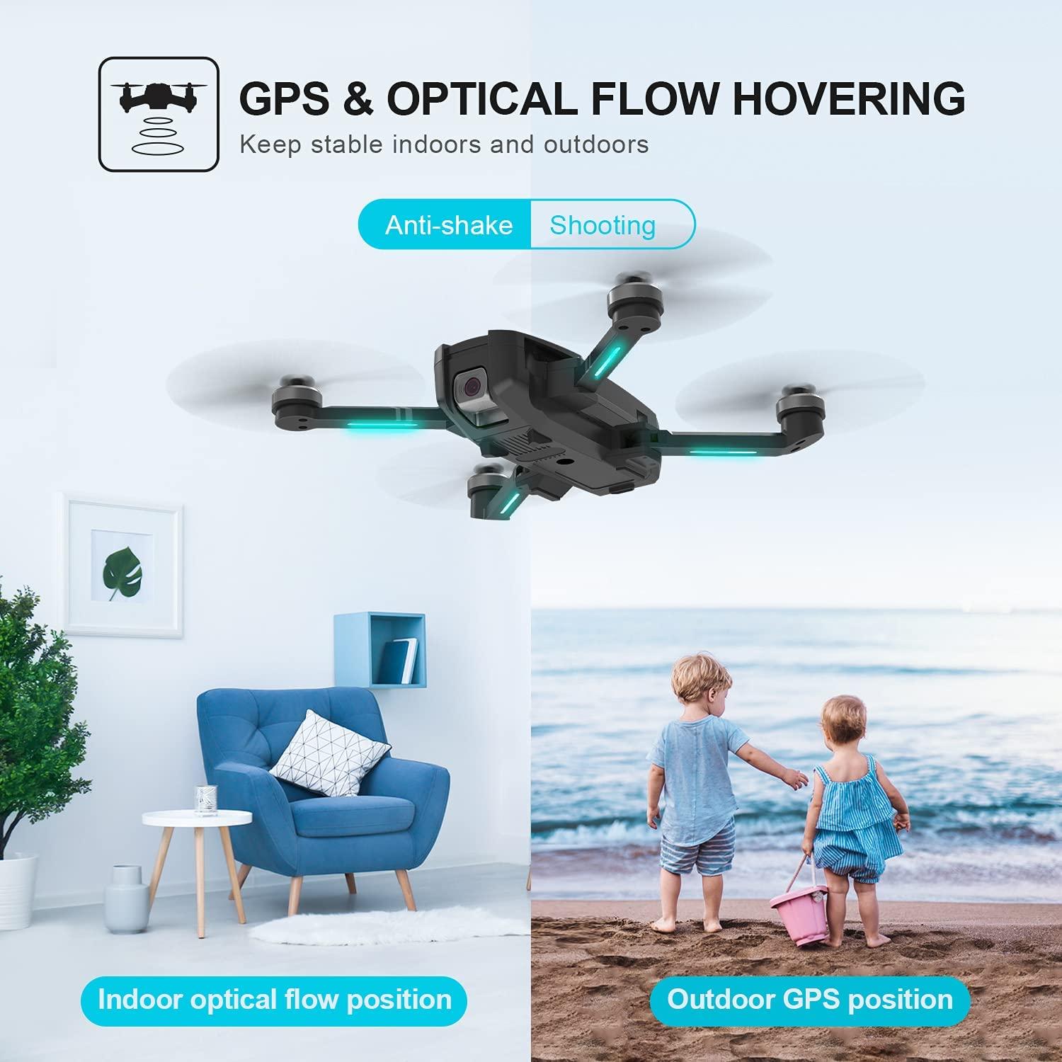 Holy Stone HS720 GPS Drone - with 4K HD UHD Camera for Adults, Quadcopter with Brushless Motor, Auto Return Home, Follow Me, 52 Minutes Flight Time, Long Control Range, Includes Carrying Bag Professional Camera Drone 3 Holy Stone HS720 GPS Drone - with 4K HD UHD Camera for Adults, Quadcopter with Brushless Motor, Auto Return Home, Follow Me, 52 Minutes Flight Time, Long Control Range, Includes Carrying Bag Professional Camera Drone — изображение 3