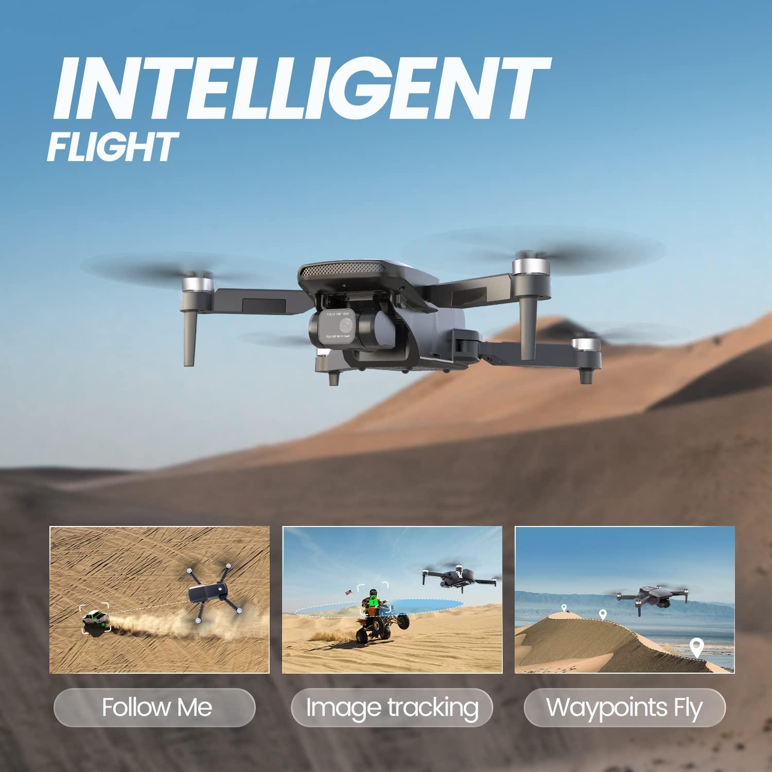 Holy Stone HS360 GPS Drone - for Adults with Rock Steady Camera 4K HD Photo 2-axis Gimbal, FPV Quadcopter for Beginners,Brushless Motor,46Mins Flight Time,Long Range,5GHz Wifi,Follow Me,Auto Return Home Professional Camera Drone 4 Holy Stone HS360 GPS Drone - for Adults with Rock Steady Camera 4K HD Photo 2-axis Gimbal, FPV Quadcopter for Beginners,Brushless Motor,46Mins Flight Time,Long Range,5GHz Wifi,Follow Me,Auto Return Home Professional Camera Drone - Image 4