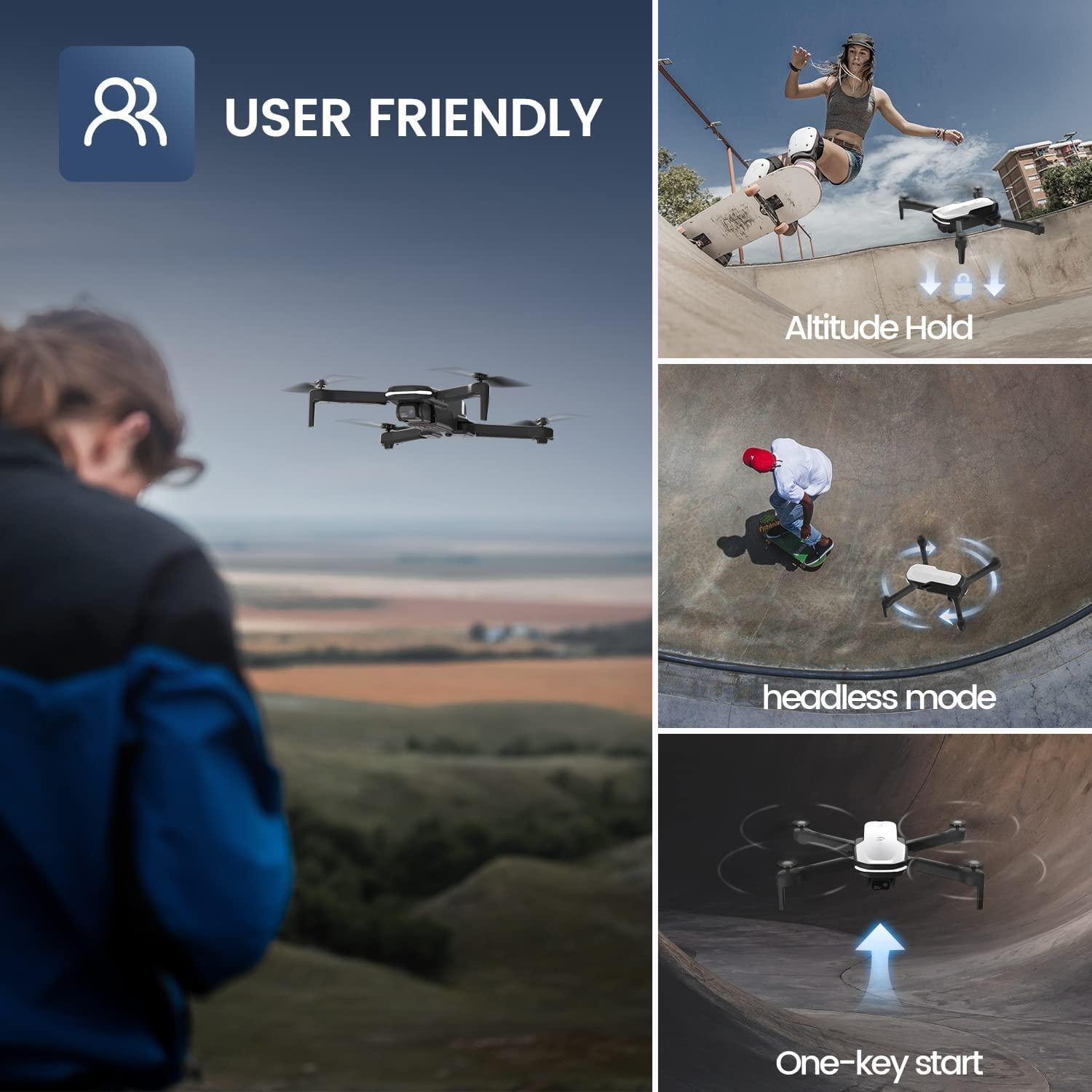 Holy Stone HS280 Drone - with Adjustable 1080P HD WiFi Camera for Kids Adults Beginner; Lightweight RC Quadcopter, 2 Modular Batteries, Auto Hover, Gravity Sensor, Voice/Gesture Control 6 Holy Stone HS280 Drone - with Adjustable 1080P HD WiFi Camera for Kids Adults Beginner; Lightweight RC Quadcopter, 2 Modular Batteries, Auto Hover, Gravity Sensor, Voice/Gesture Control - Image 6