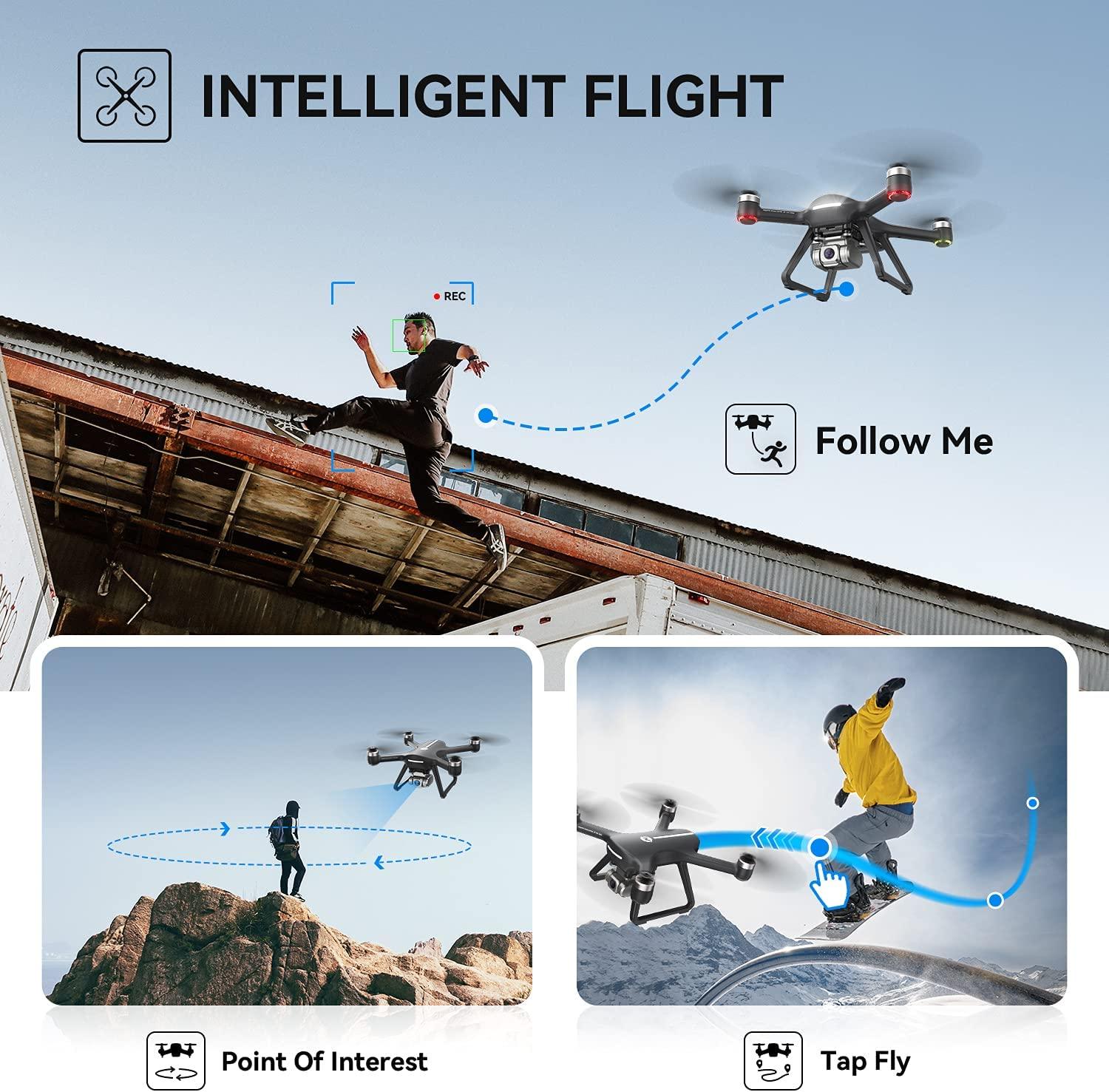Holy Stone HS700E Drone with 4K HD UHD EIS Anti Shake 130°FOV Camera for Adults, GPS Quadcopter with 5GHz FPV Transmission, Brushless Motor, Easy Auto Return Home, Follow Me and Outdoor Carrying Case Professional Camera Drone 5 Holy Stone HS700E Drone with 4K HD UHD EIS Anti Shake 130°FOV Camera for Adults, GPS Quadcopter with 5GHz FPV Transmission, Brushless Motor, Easy Auto Return Home, Follow Me and Outdoor Carrying Case Professional Camera Drone - Image 5