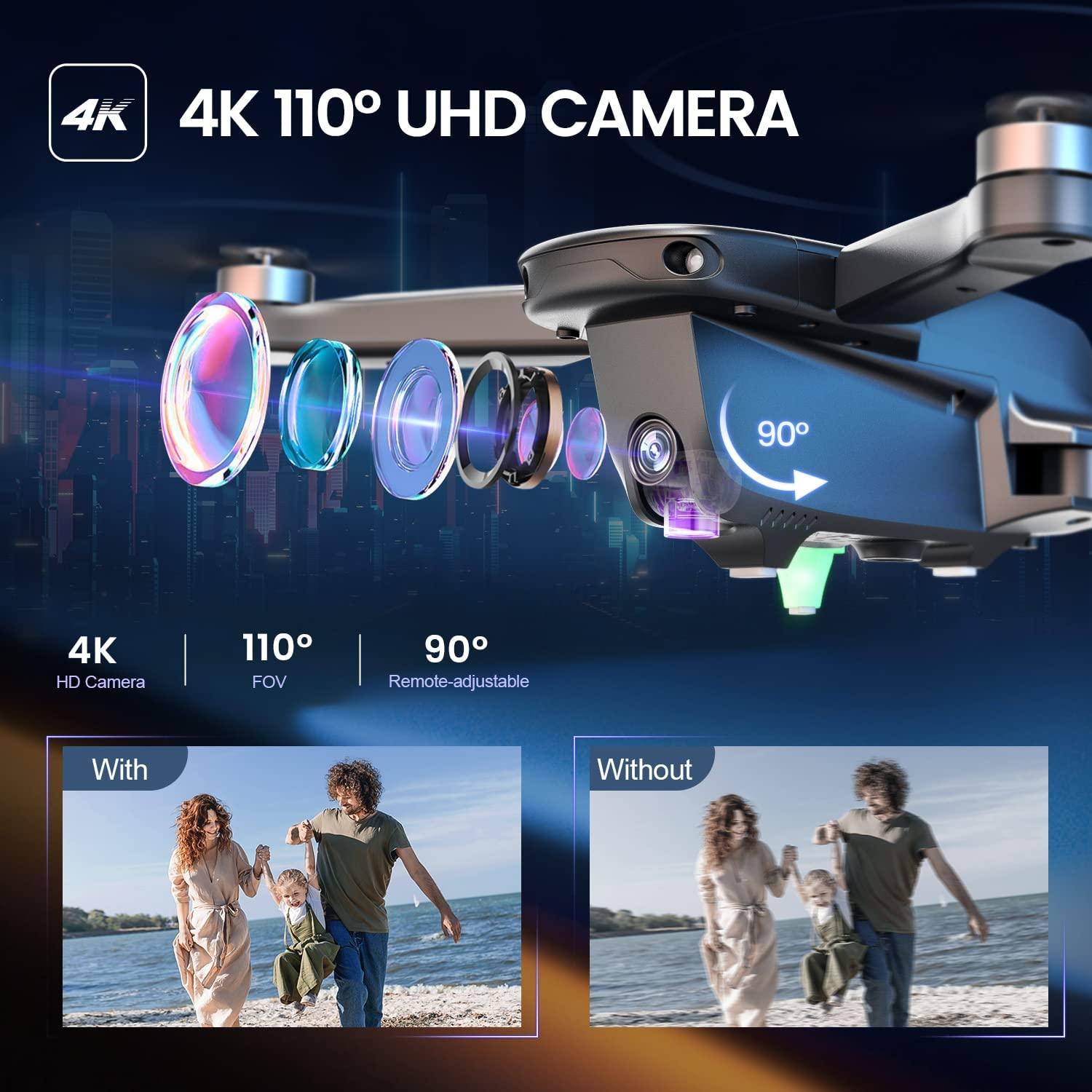 Holy Stone HS175D GPS Drone - with 4K HD Camera for Adults RC Quadcopter with Auto Return, Follow Me, Brushless Motor, Circle Fly, Waypoint Fly, Altitude Hold, Headless Mode, 46 Mins Long Flight Professional Camera Drone 4 Holy Stone HS175D GPS Drone - with 4K HD Camera for Adults RC Quadcopter with Auto Return, Follow Me, Brushless Motor, Circle Fly, Waypoint Fly, Altitude Hold, Headless Mode, 46 Mins Long Flight Professional Camera Drone - Image 4