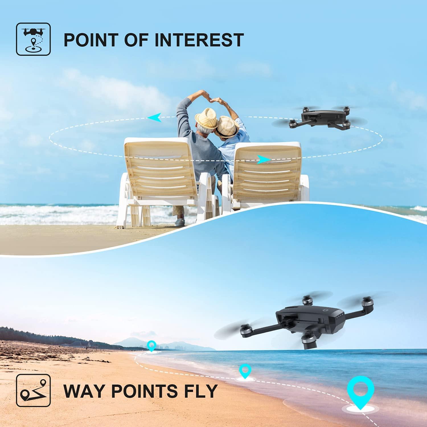 Holy Stone HS720 GPS Drone - with 4K HD UHD Camera for Adults, Quadcopter with Brushless Motor, Auto Return Home, Follow Me, 52 Minutes Flight Time, Long Control Range, Includes Carrying Bag Professional Camera Drone 6 Holy Stone HS720 GPS Drone - with 4K HD UHD Camera for Adults, Quadcopter with Brushless Motor, Auto Return Home, Follow Me, 52 Minutes Flight Time, Long Control Range, Includes Carrying Bag Professional Camera Drone — изображение 6