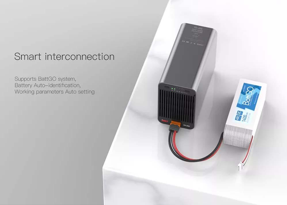 ISDT FD-200 Smart Control Discharger - 200W 25A Wireless APP Control Discharger Capacity 2-8S Lipo Battery Discharging Drone Charger 2 ISDT FD-200 Smart Control Discharger - 200W 25A Wireless APP Control Discharger Capacity 2-8S Lipo Battery Discharging Drone Charger — изображение 2