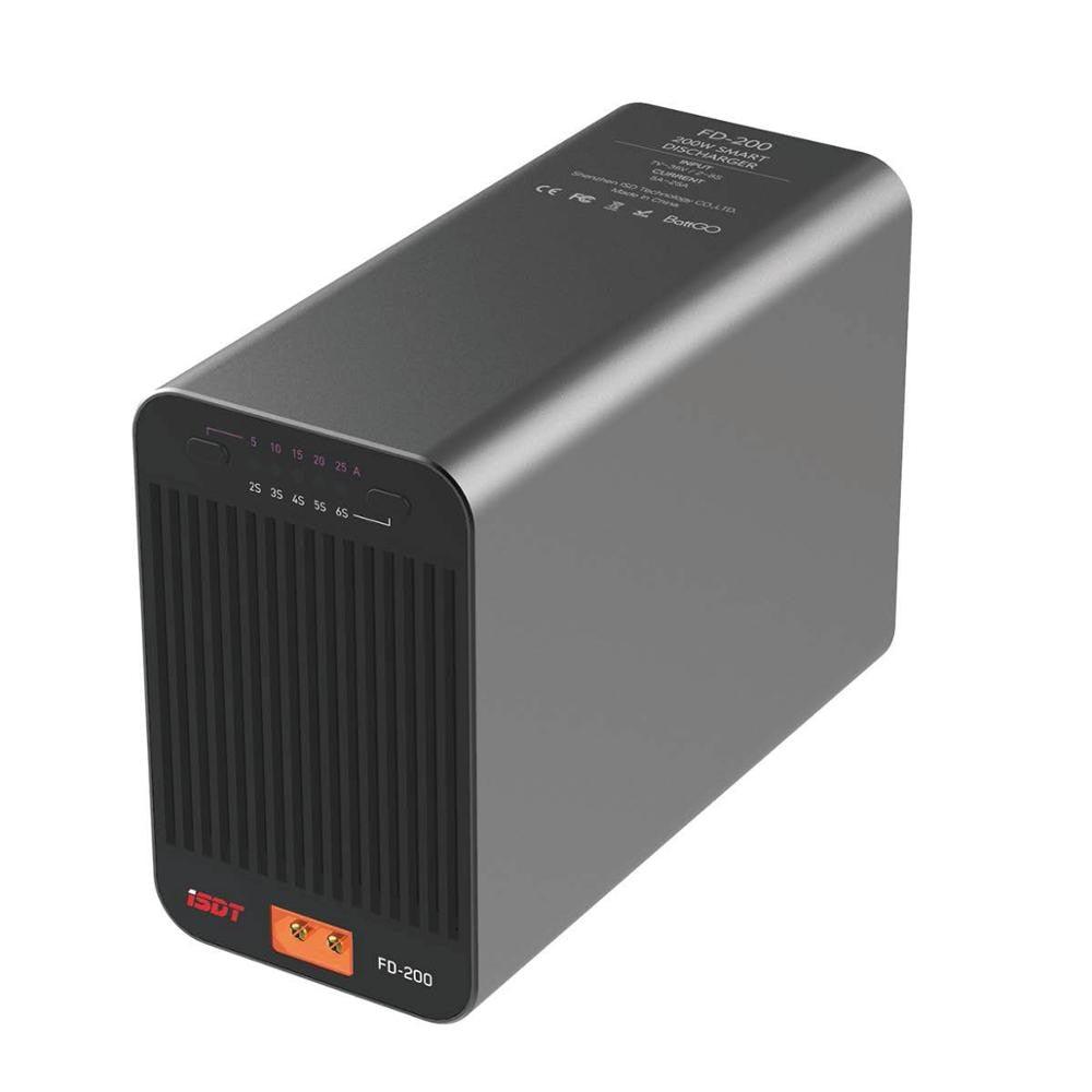 ISDT FD-200 Smart Control Discharger - 200W 25A Wireless APP Control Discharger Capacity 2-8S Lipo Battery Discharging Drone Charger 1 ISDT FD-200 Smart Control Discharger - 200W 25A Wireless APP Control Discharger Capacity 2-8S Lipo Battery Discharging Drone Charger