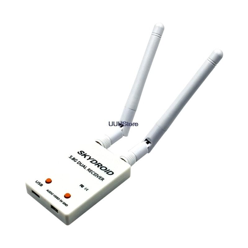 SKYDROID FPV Receiver - UVC Fuav Dual Antenna OTG 5.8G 150CH Full Channel FPV Receiver W/Audio For Android Smartphone Support transmitter 7 SKYDROID FPV Receiver - UVC Fuav Dual Antenna OTG 5.8G 150CH Full Channel FPV Receiver W/Audio For Android Smartphone Support transmitter - Image 7