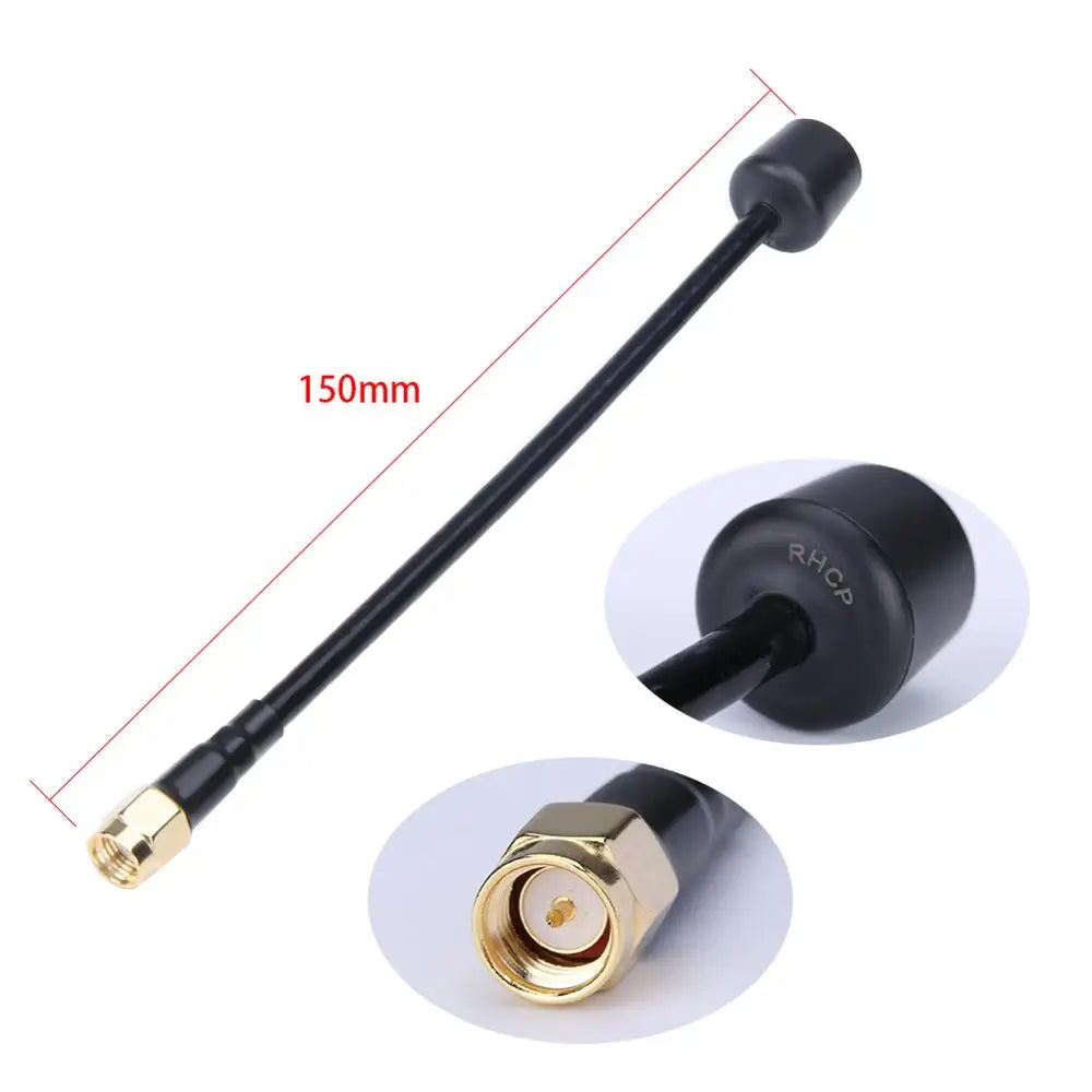 2pcs iFlight Albatross 5.8GHz 3Dbi 5000-6000MHz 150mm RHCP / LHCP RP-SMA / SMA FPV Antenna for FPV drone part 7 2pcs iFlight Albatross 5.8GHz 3Dbi 5000-6000MHz 150mm RHCP / LHCP RP-SMA / SMA FPV Antenna for FPV drone part — изображение 7