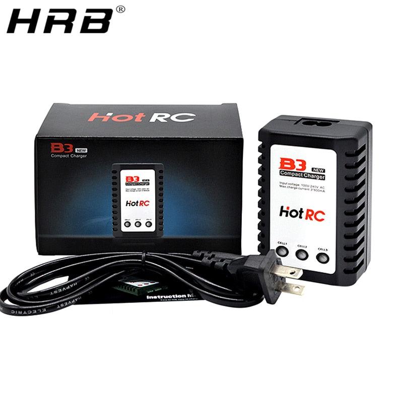 HotRC B3 Lipo Battery 7.4V 11.1V - 2S 3S AC 10W Balance Charger 110V-240V Compact Charging EU US Plug Power Cable Warning RC Parts 2 HotRC B3 Lipo Battery 7.4V 11.1V - 2S 3S AC 10W Balance Charger 110V-240V Compact Charging EU US Plug Power Cable Warning RC Parts — изображение 2