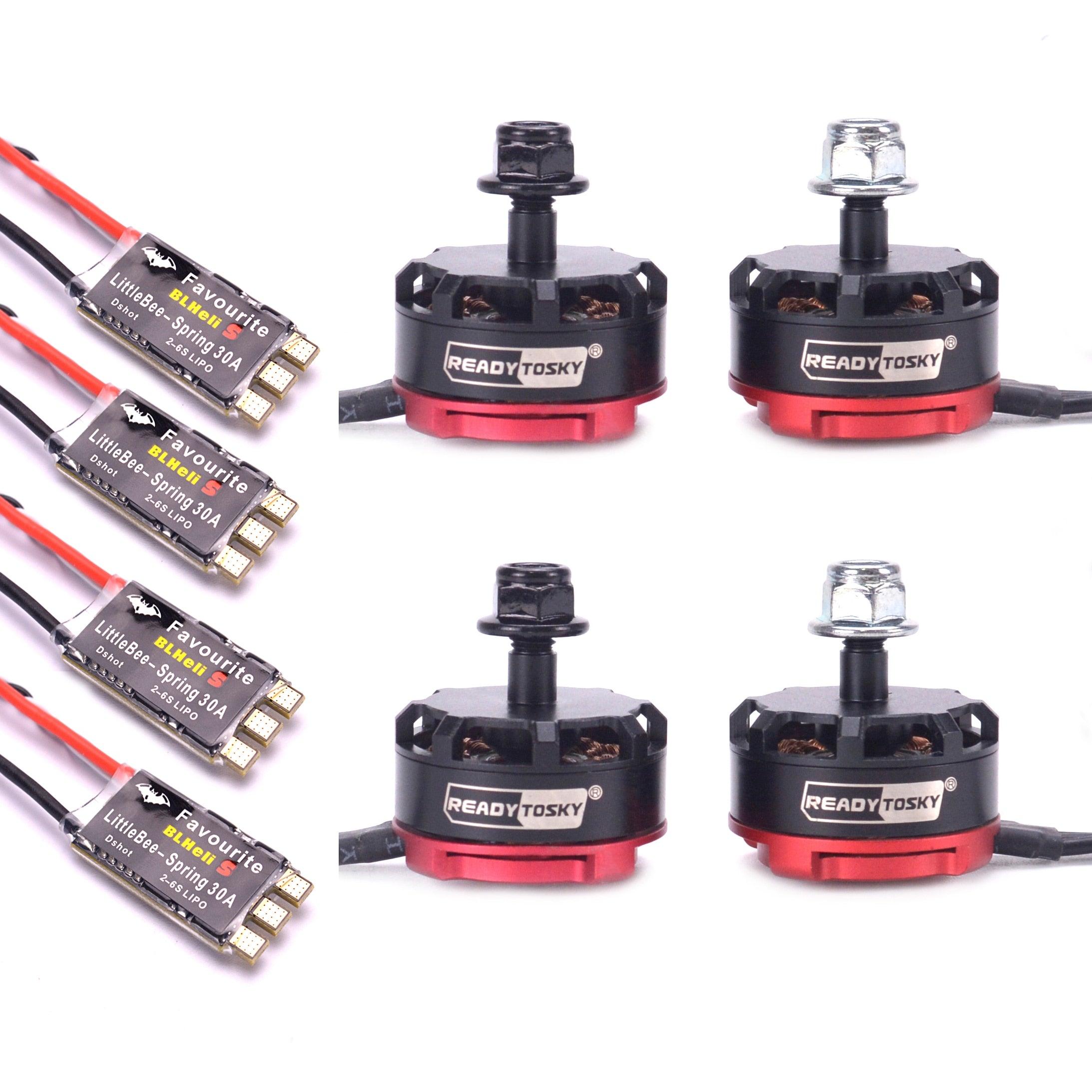 RS2205 2300KV 2205 CW/CCW Brushless Motor & FVT Littlebee 30A BLHeli-s SPRING ESC for FPV Racing Quad Motor FPV Multicopter 1 RS2205 2300KV 2205 CW/CCW Brushless Motor & FVT Littlebee 30A BLHeli-s SPRING ESC for FPV Racing Quad Motor FPV Multicopter