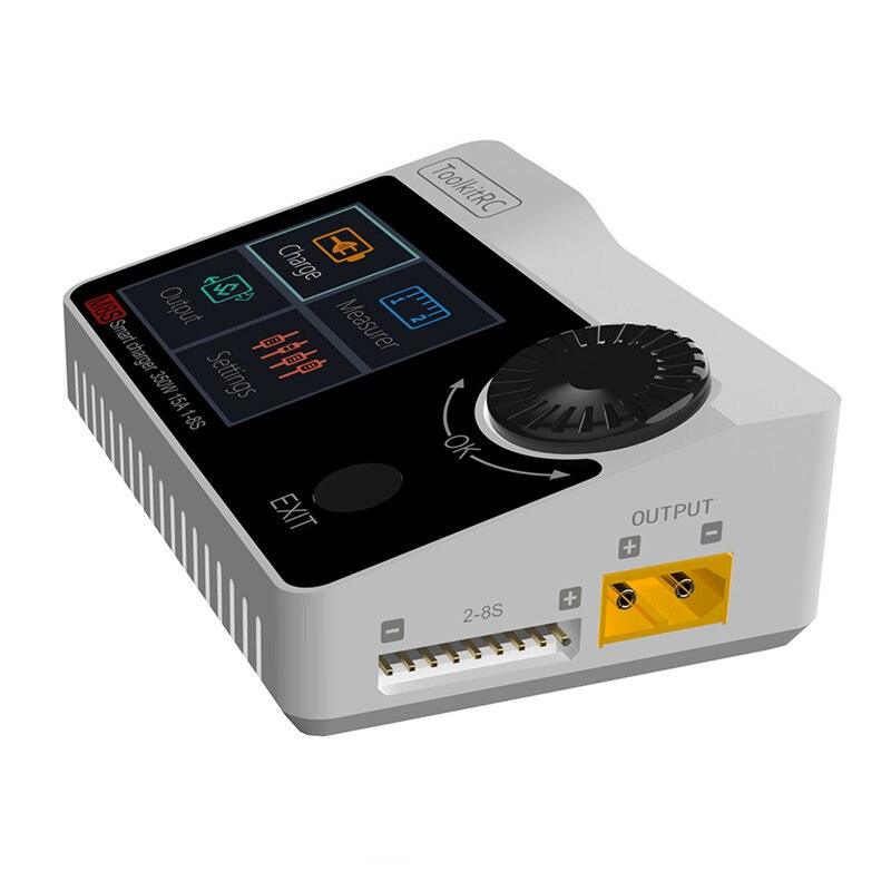 ToolkitRC M8S Charger - 400W 18A 2.4 TFT inch Color LCD Screen Balance Charger Discharger for 2S - 8S Lipo For Rc racing drone battery charger 5 ToolkitRC M8S Charger - 400W 18A 2.4 TFT inch Color LCD Screen Balance Charger Discharger for 2S - 8S Lipo For Rc racing drone battery charger - Image 5