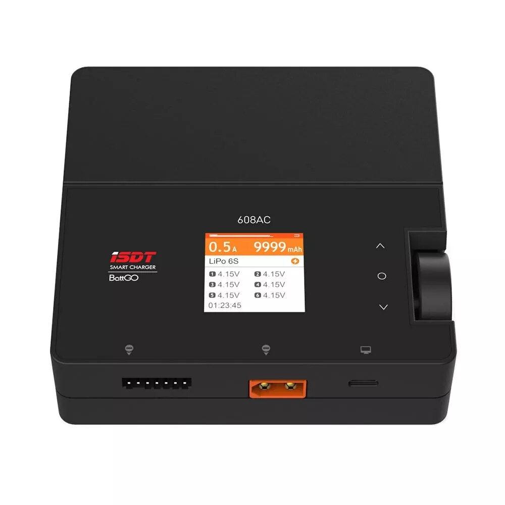 ISDT 608AC Charger - AC 60W DC 200W 8A BattGo Smart Battery Charger Discharger with Detachable Power Supply For FPV Drone 2 ISDT 608AC Charger - AC 60W DC 200W 8A BattGo Smart Battery Charger Discharger with Detachable Power Supply For FPV Drone — изображение 2