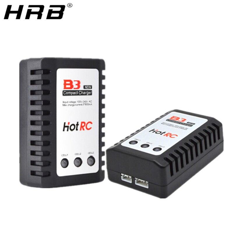 HotRC B3 Lipo Battery 7.4V 11.1V - 2S 3S AC 10W Balance Charger 110V-240V Compact Charging EU US Plug Power Cable Warning RC Parts 4 HotRC B3 Lipo Battery 7.4V 11.1V - 2S 3S AC 10W Balance Charger 110V-240V Compact Charging EU US Plug Power Cable Warning RC Parts — изображение 4