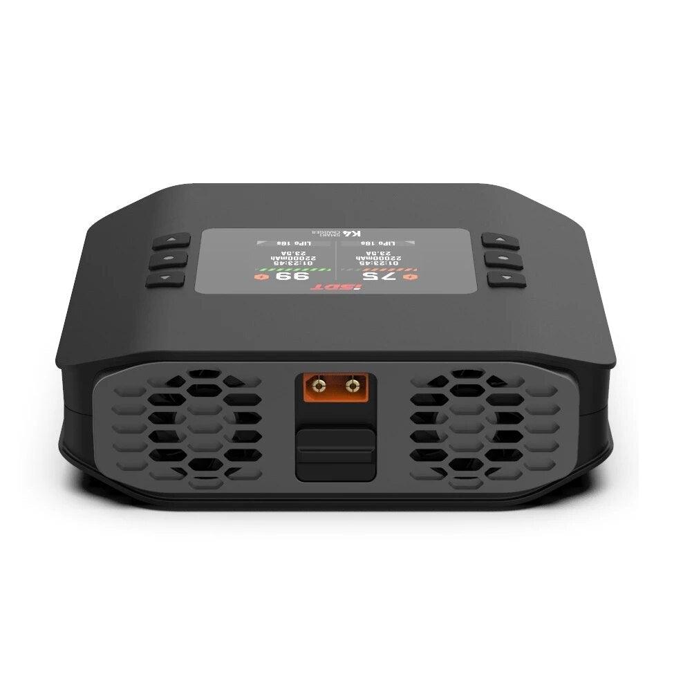 ISDT K4 Charger - 1S - 8S Lithium Battery Smart Charger 20A 600W AC/DC Independent Dual Mode Dual Channel For Lipo Battery charge Drone Charger 4 ISDT K4 Charger - 1S - 8S Lithium Battery Smart Charger 20A 600W AC/DC Independent Dual Mode Dual Channel For Lipo Battery charge Drone Charger — изображение 4